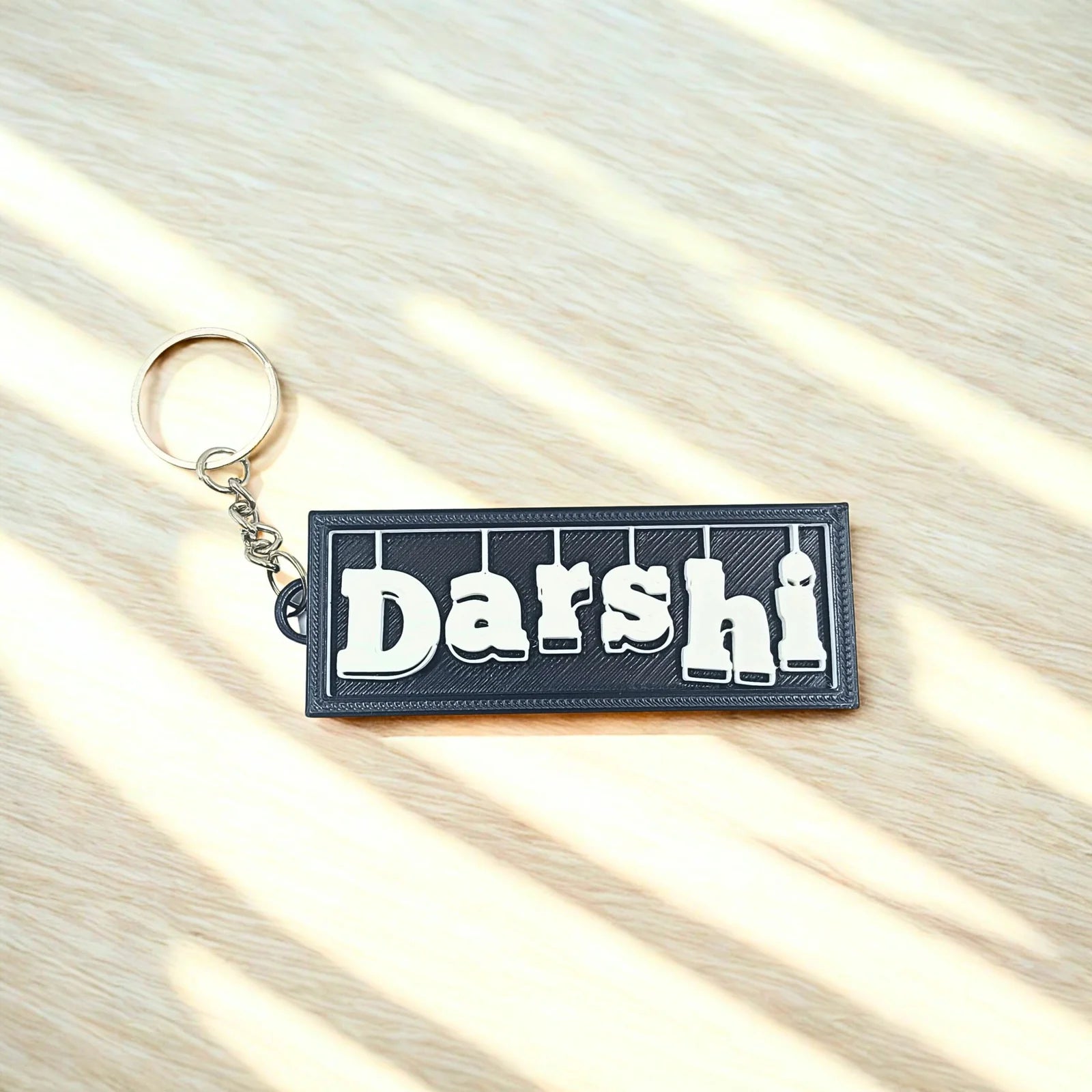 Print Cord Latest Designer Name Keychains