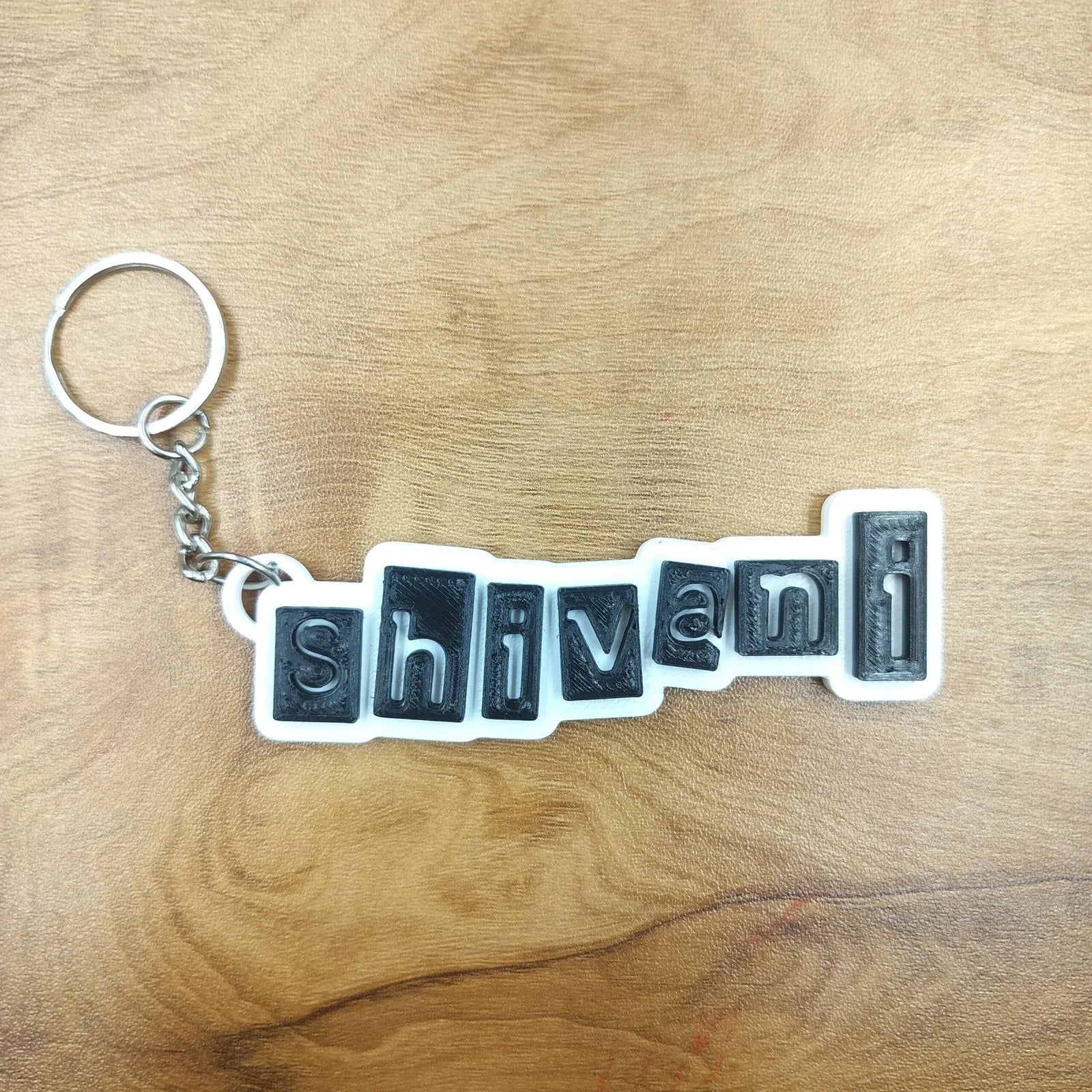 Print Cord Latest Designer Name Keychains
