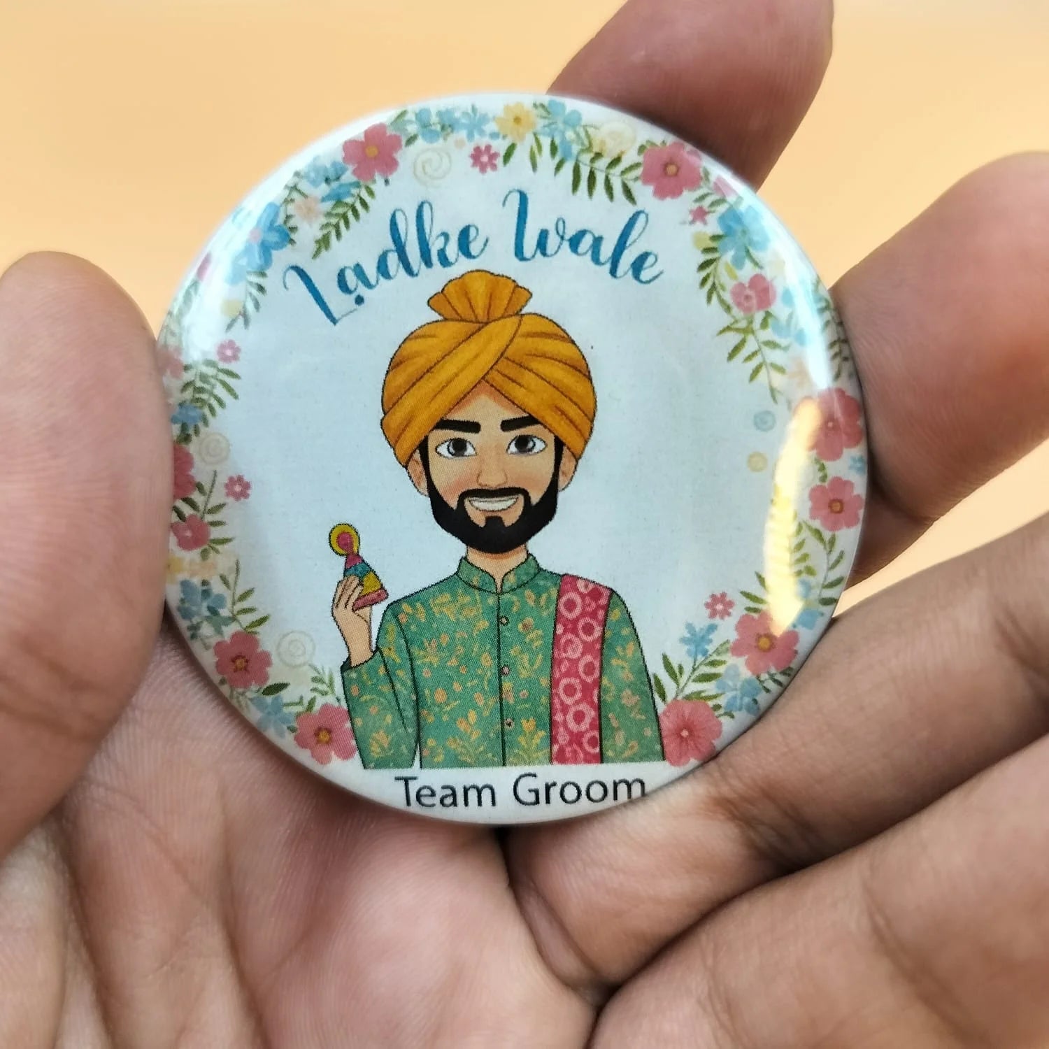 Ladke Wale Wedding Badges