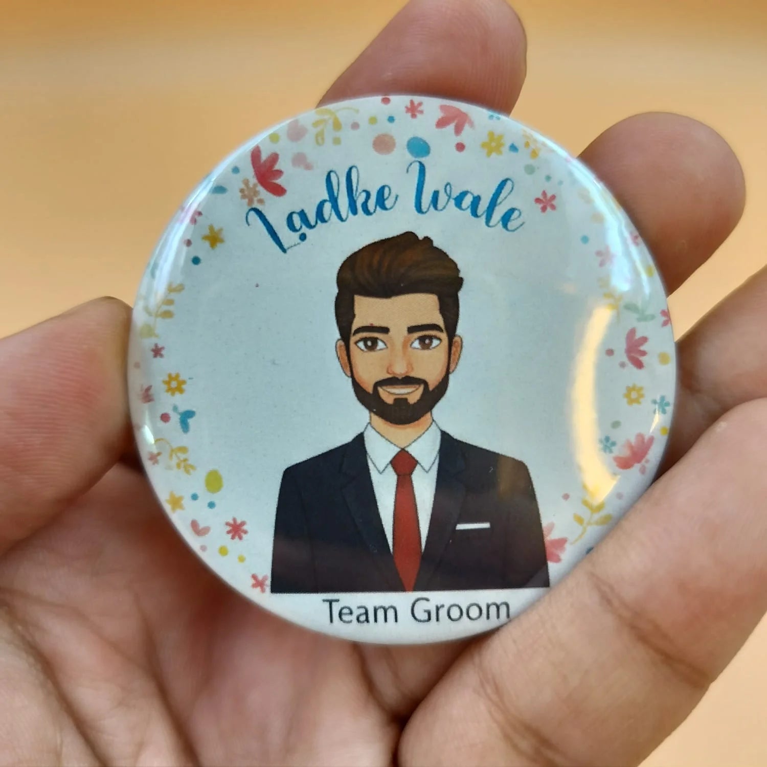 Ladke Wale Wedding Badges