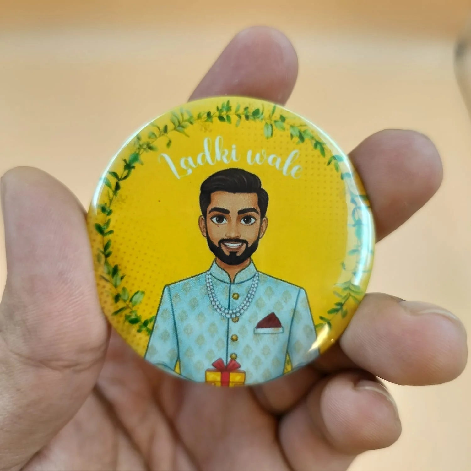 Ladke Wale Wedding Badges