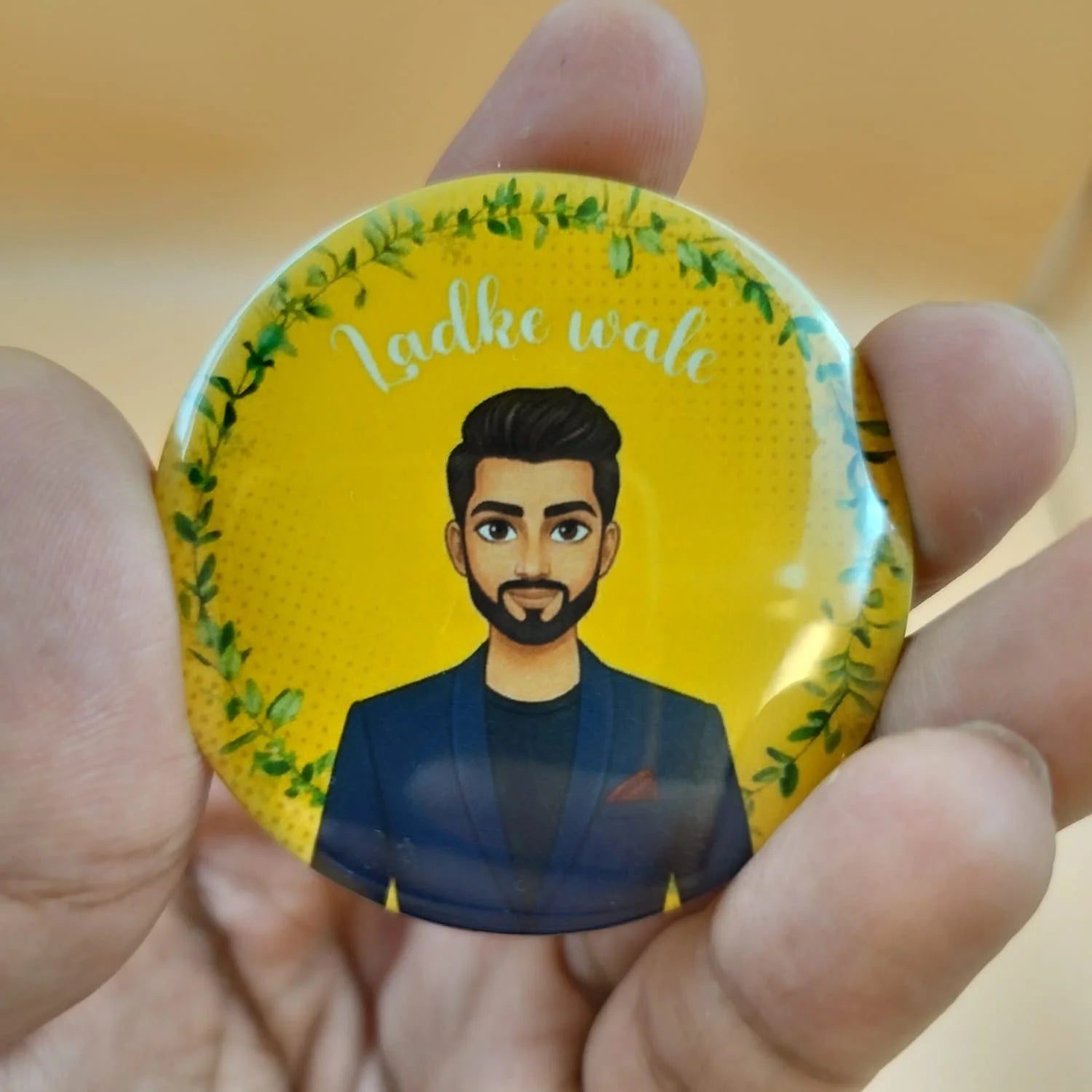 Ladke Wale Wedding Badges