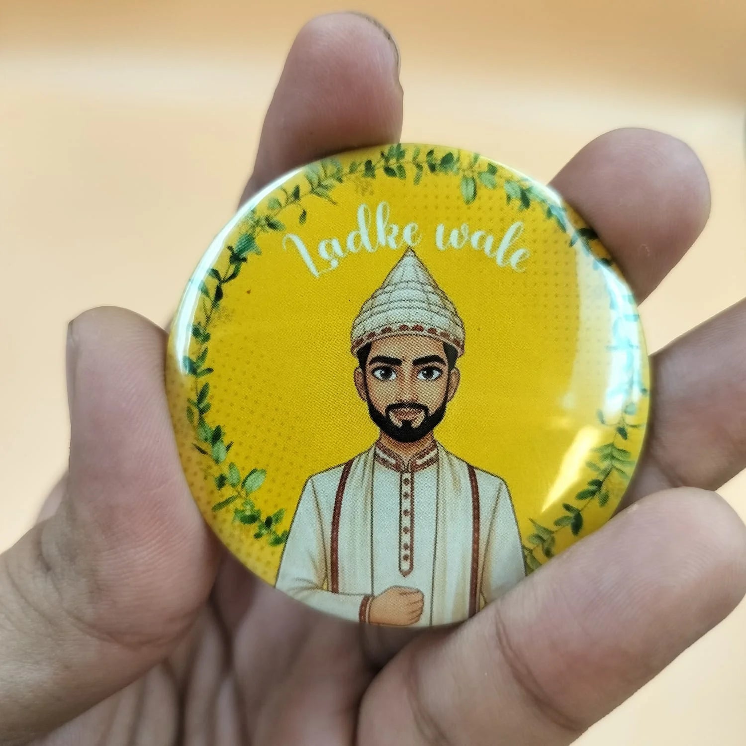 Ladke Wale Wedding Badges