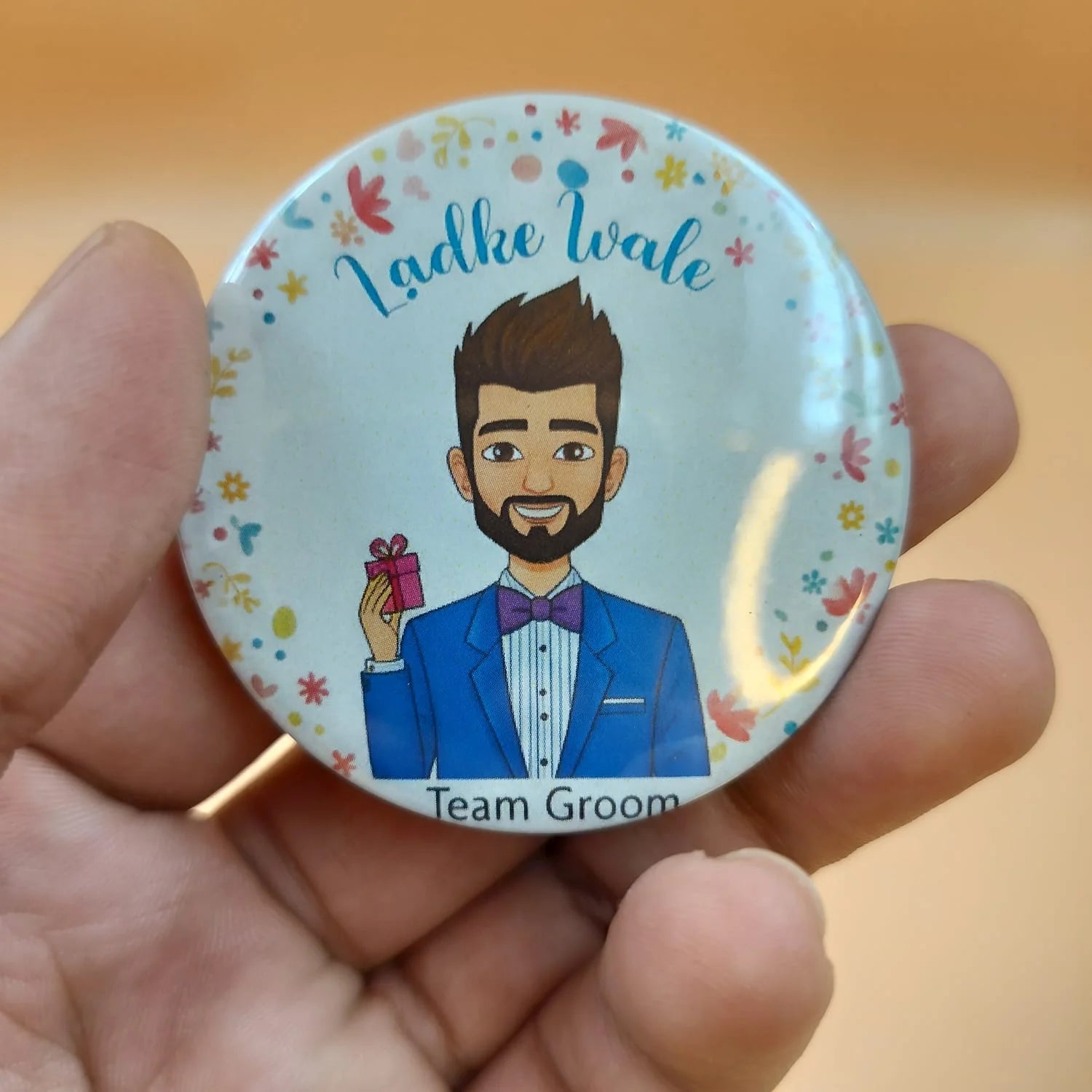 Ladke Wale Wedding Badges