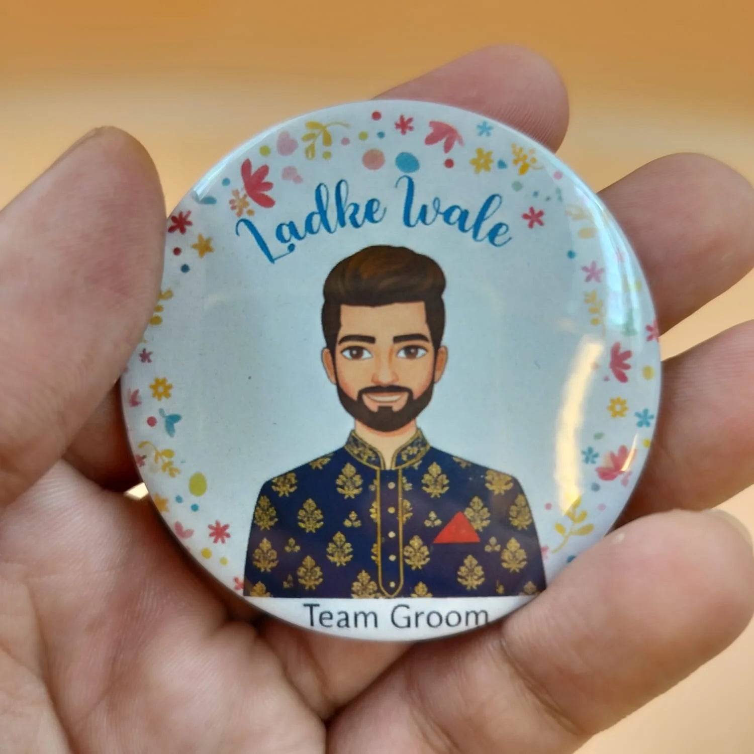 Ladke Wale Wedding Badges