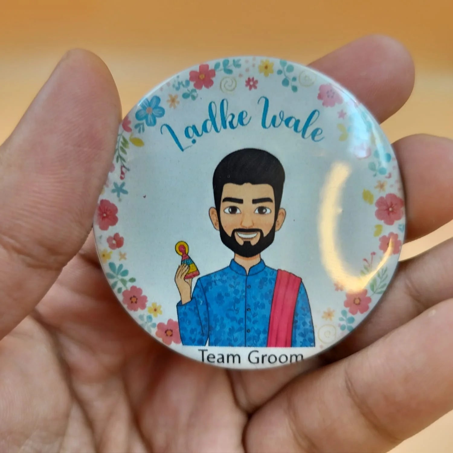 Ladke Wale Wedding Badges