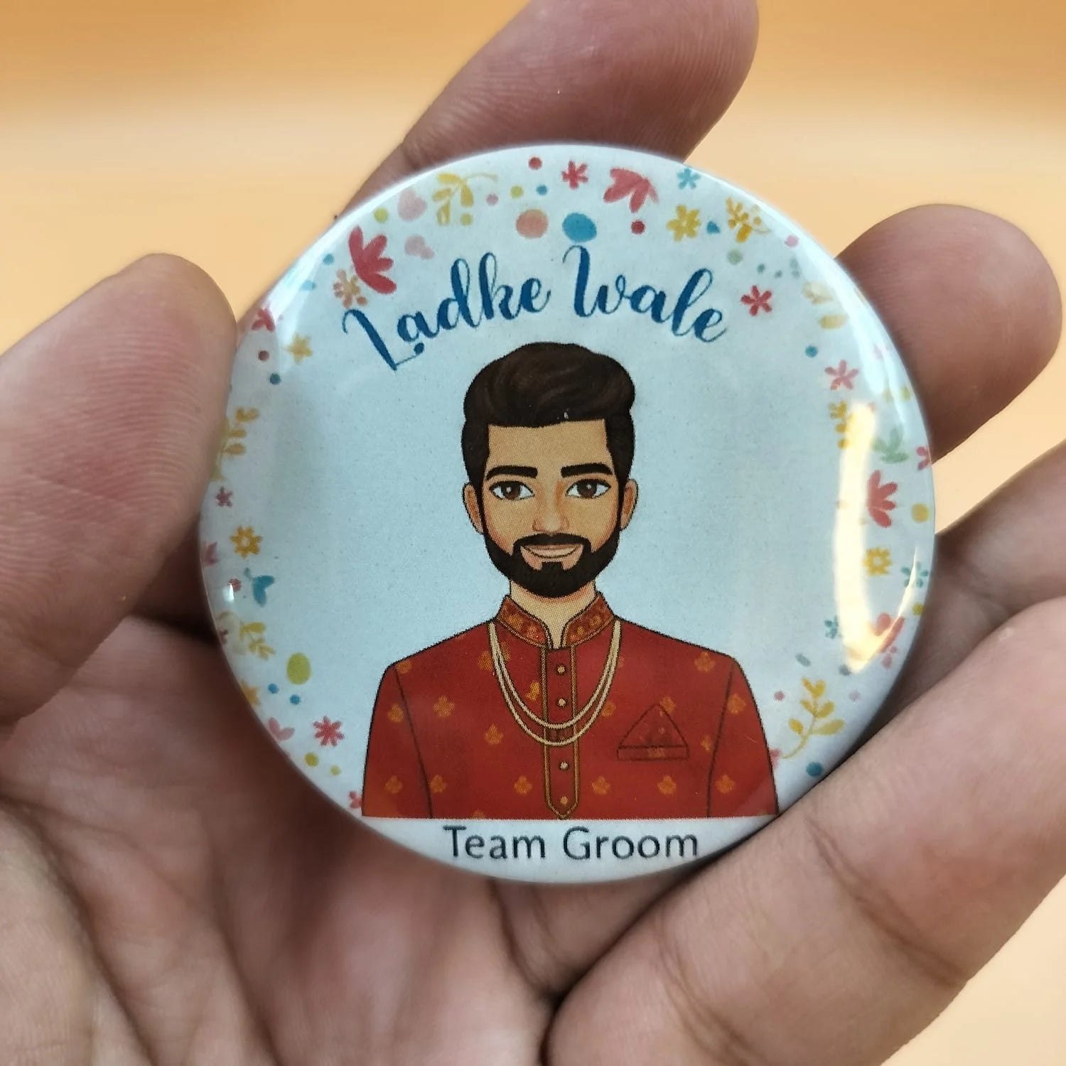 Ladke Wale Wedding Badges
