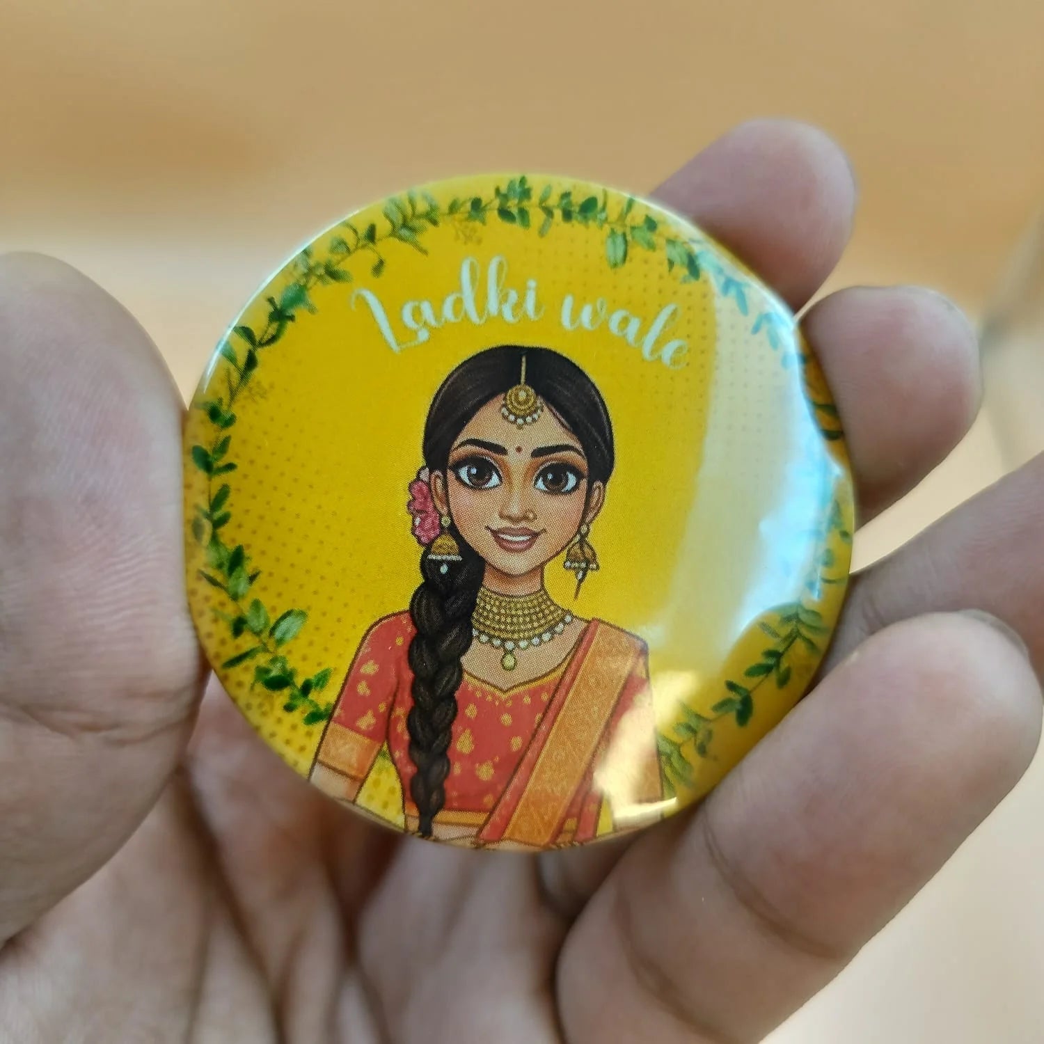 Ladki Wale Wedding Badges
