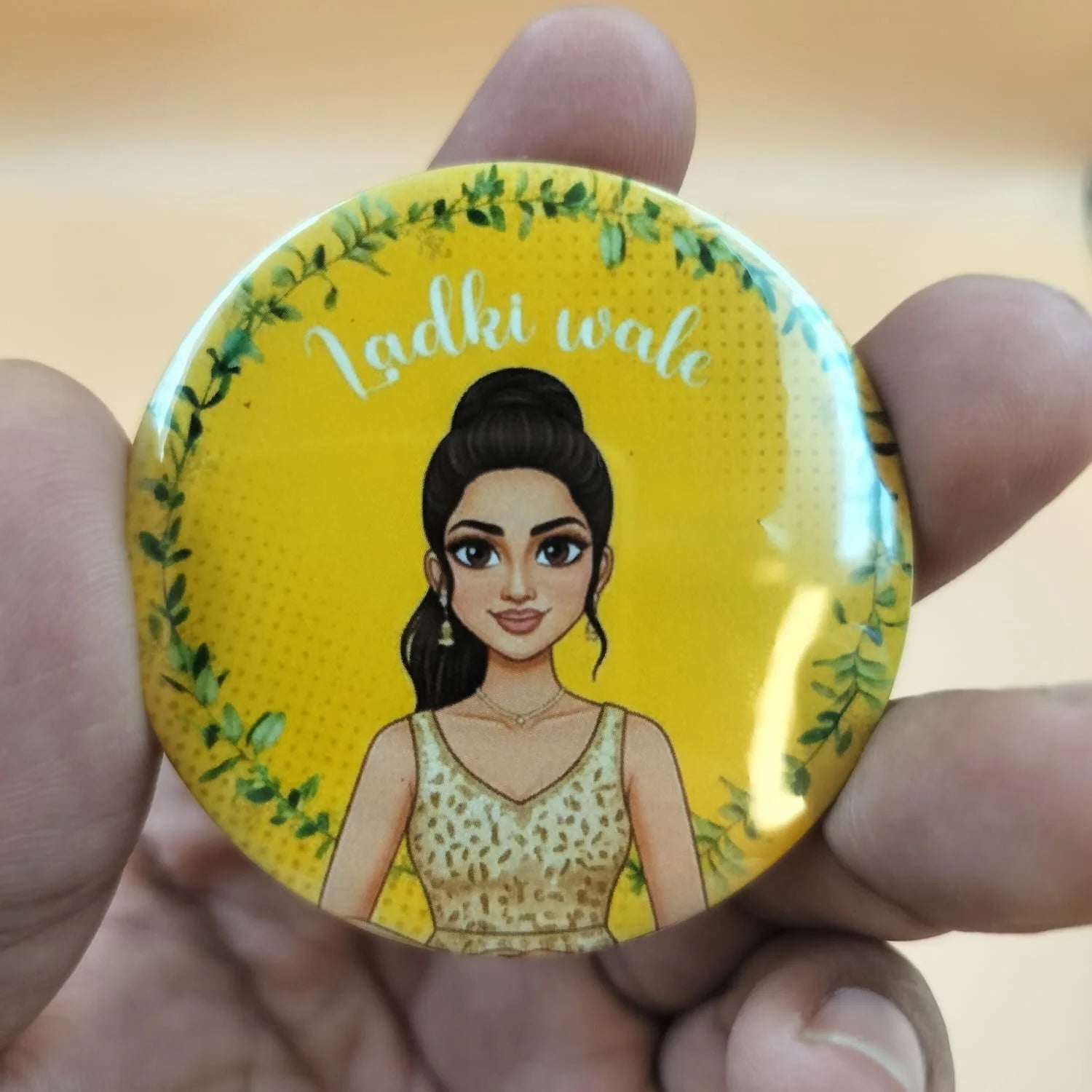 Ladki Wale Wedding Badges