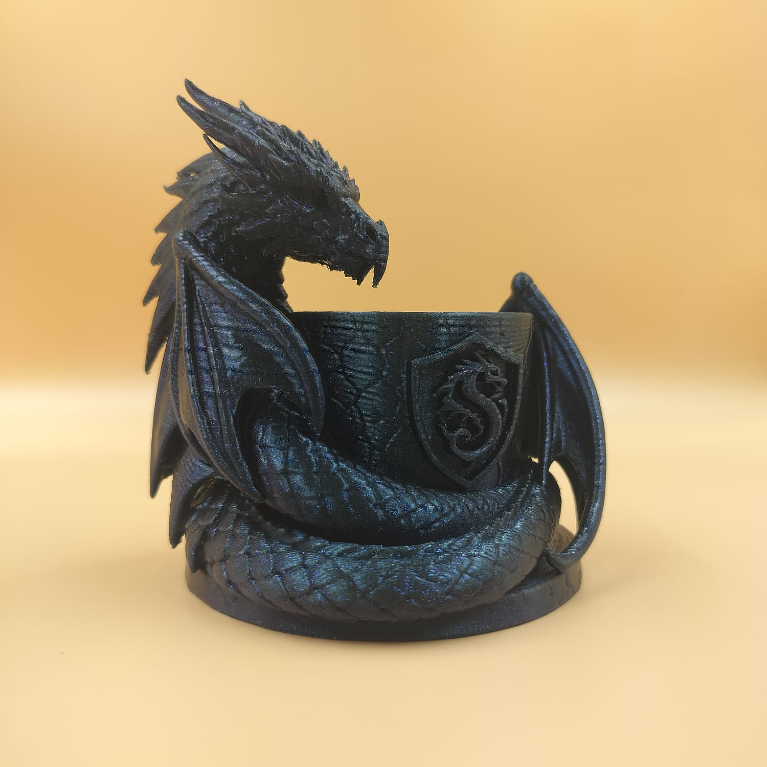 3D Printed Dragon Pen Holder | Glitter PLA – PrintCord