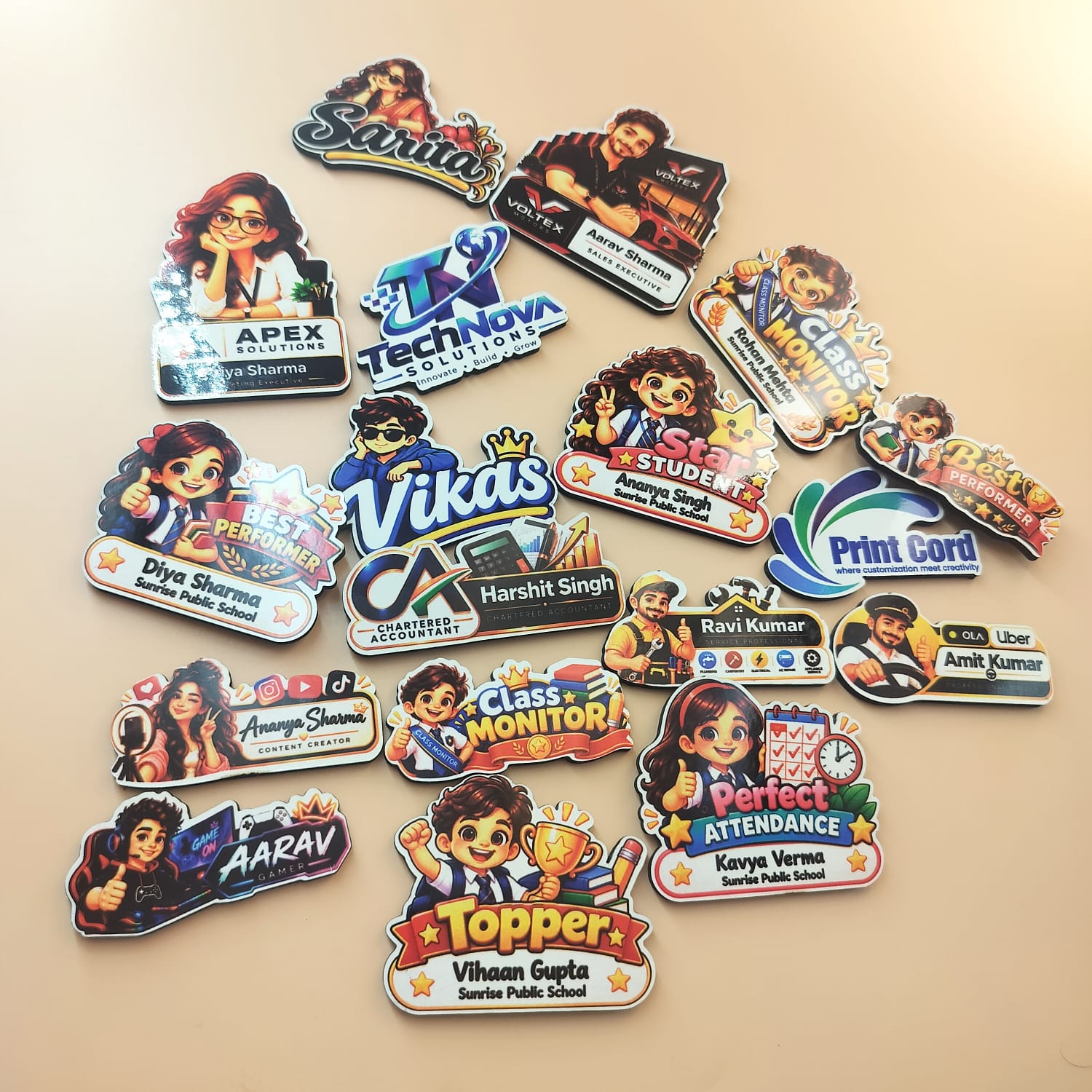 Customized Magnetic Badge