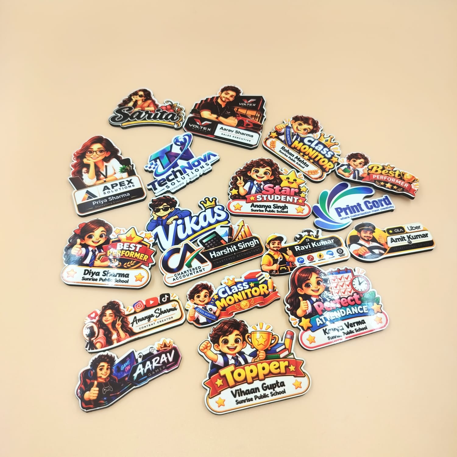 Customized Magnetic Badge