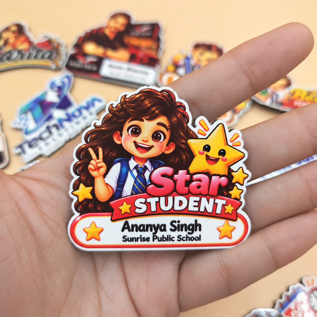 Customized Magnetic Badge