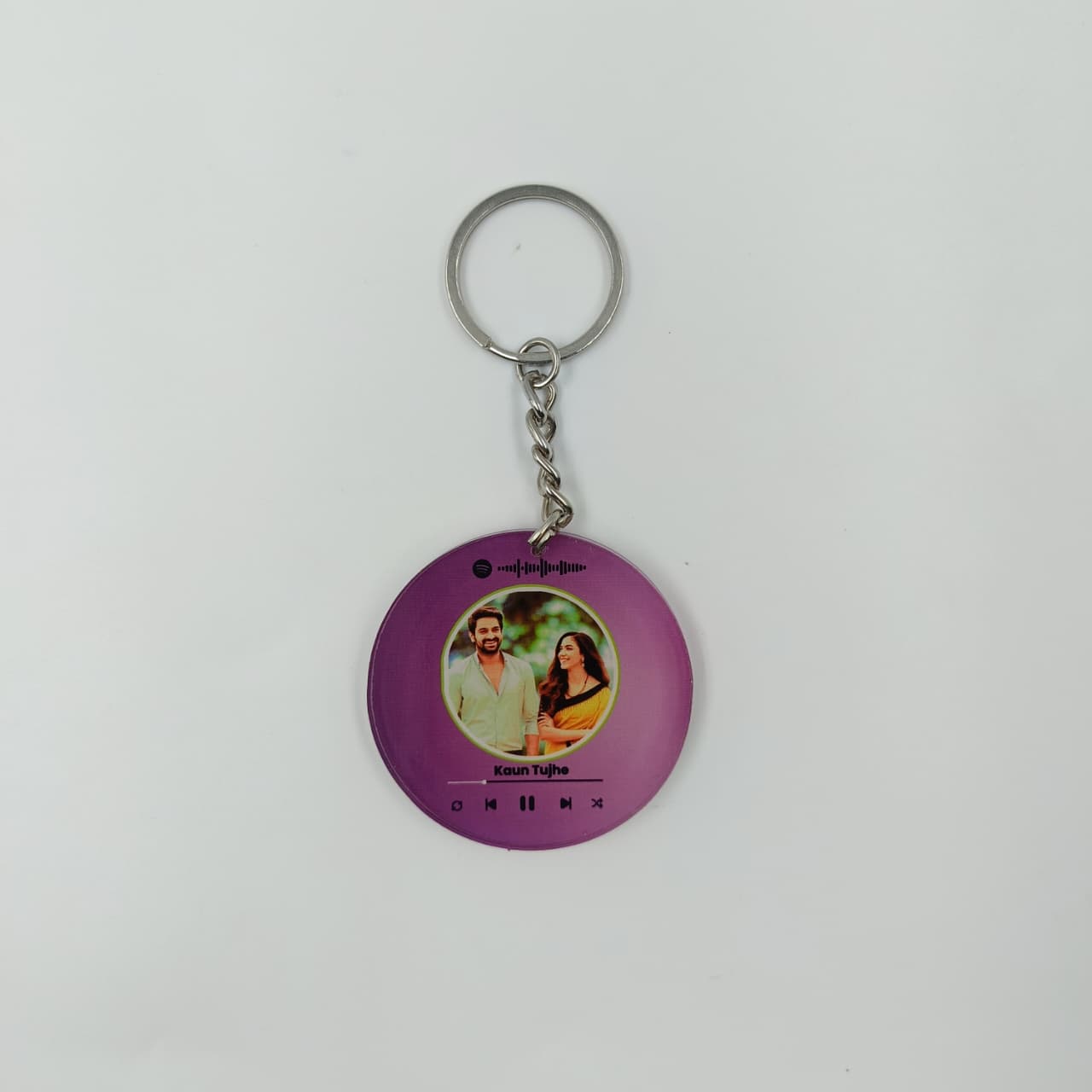 Acrylic Crystal Spotify Keychain