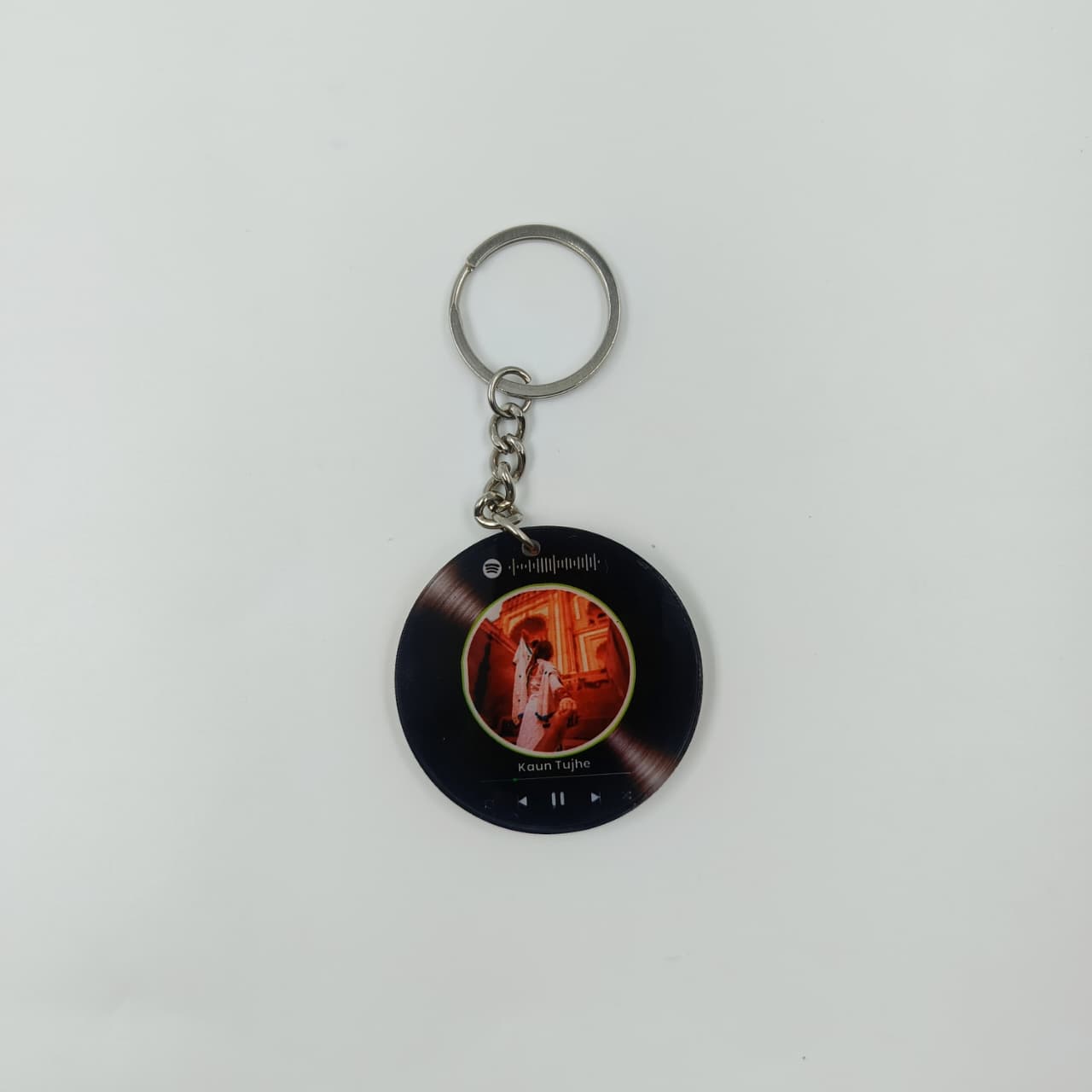 Acrylic Crystal Spotify Keychain