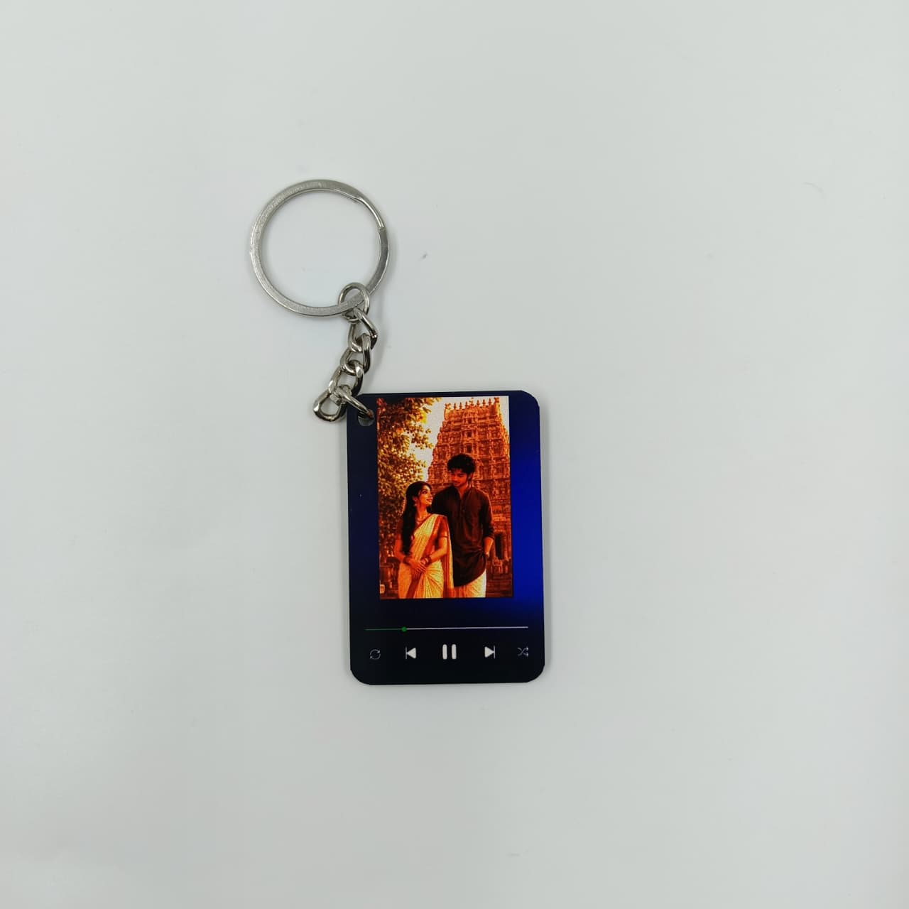 Double-Sided MDF Photo Keychain