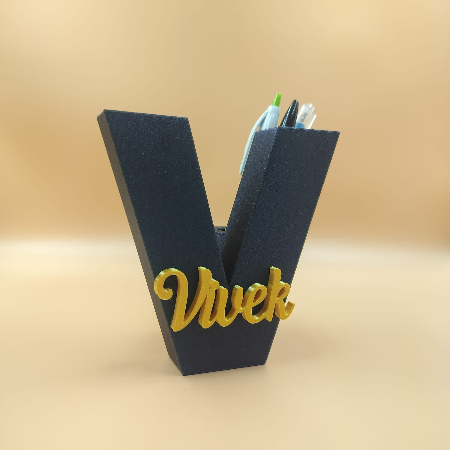 Glitter Letter Pen Holder | 3D Printed – PrintCord