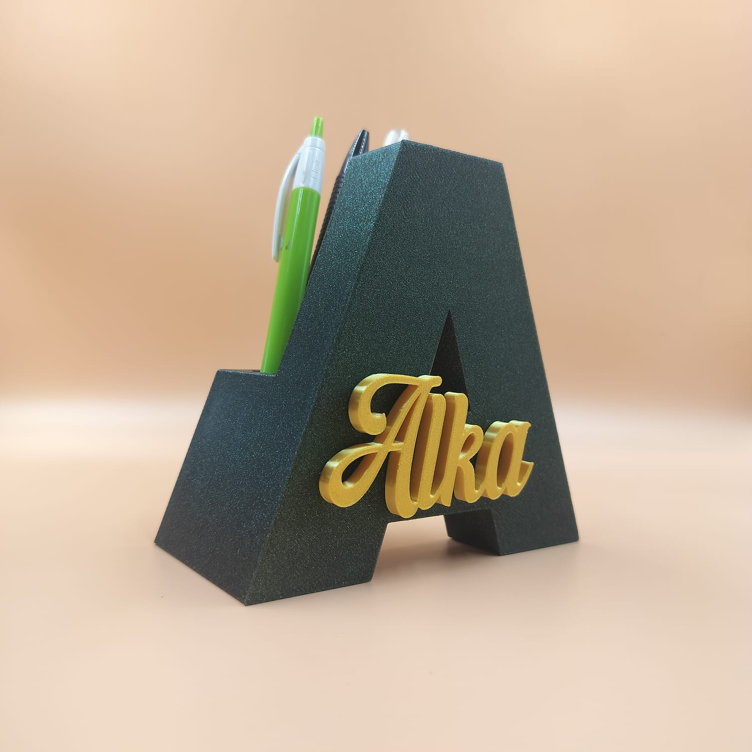 Glitter Letter Pen Holder | 3D Printed – PrintCord