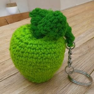 Woolen Apple Keychains