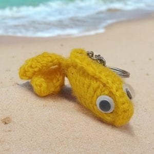 Woolen Fish Keychain