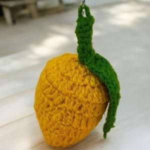 Woolen Mango Keychain