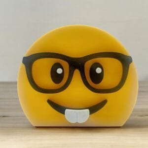Print Cord Emoji Pen Holder for Desk - Stylish Pen Stand