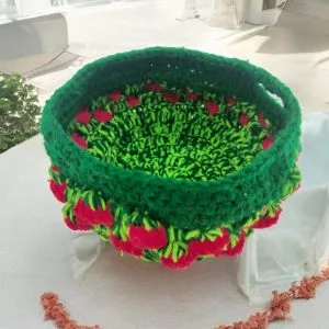 Woolen Tabletop Basket