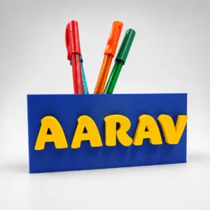 Print Cord Custom 3D Printed Pen Holder – Personalized Desk Organizer for Home & Office