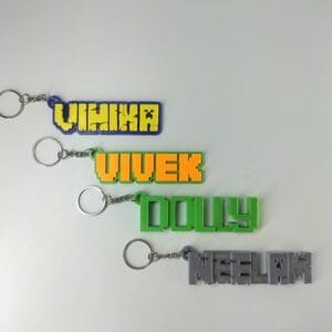 Minecraft Keychain - Custom Print Cord Keychain