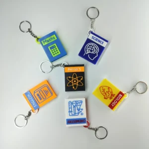 Print Cord Personalized 3D Printed Book Keychain