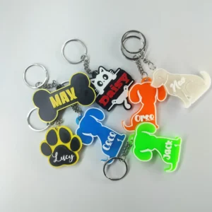 Print Cord Customized Pet KeyChain