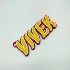 Print Cord Unique Designer Name Custom Keychains