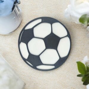 Print Cord 3D Printed Football Coaster – The Ultimate Sports-Themed Table Accessory!
