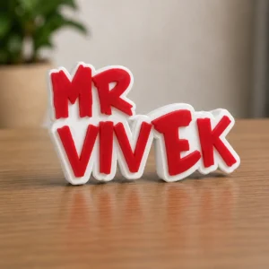 Print Cord Custom 3D Printed Desk Name Tabletop – Personalized Desk Showpiece for Home & Office