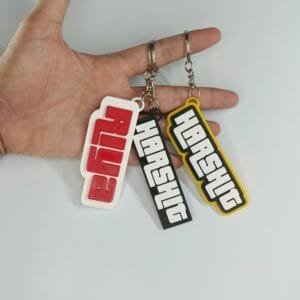 Print Cord GTA Style Custom Name Keychain