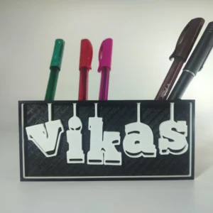 Print Cord Custom 3D Printed Puppet Pen Holder – Personalized Desk Organizer for Home & Office