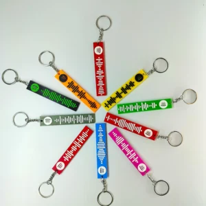 Spotify Keychain – Custom 3D Printed Music Code Gift by Print Cord
