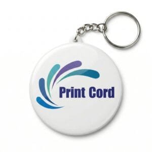 Custom Company Branding Badge Keychain – Personalized Logo Keychains for Business Promotion, Corporate Gifting & Brand Marketing