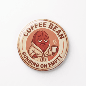 Premium Circular Fridge Magnets – Cute Cartoon Food & Mood Quotes | Decorative Refrigerator Magnets for Home & Kitchen