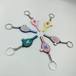 tennis keychain