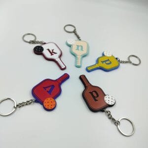 Pickleball keychain