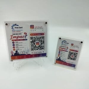 Square Acrylic Stand