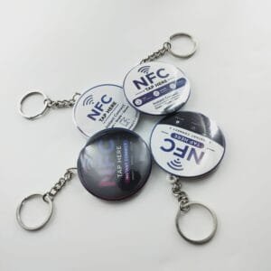 Print Cord Nfc Badge Keychain