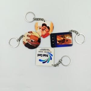 Double-Sided MDF Photo Keychain